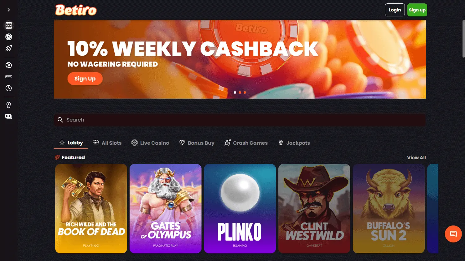 Betiro Casino – Online casino ervaring image 1