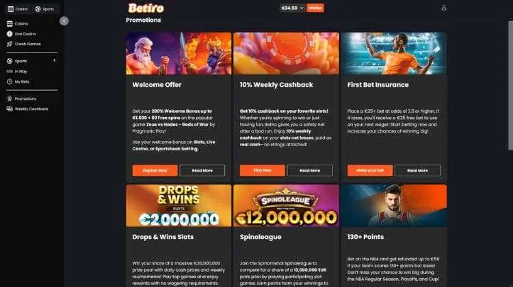 Betiro Casino – Online casino ervaring image 3